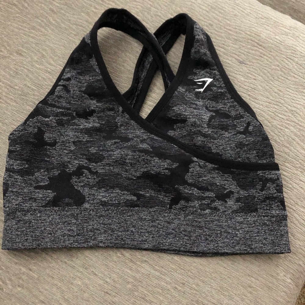 Gymshark Camo sport bra